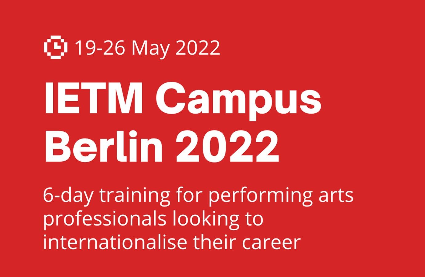 The IETM platform has launched registrations for the IETM Campus!