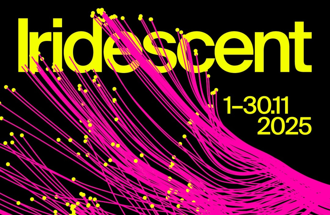 Save the date! for IRIDESCENT, movements that reconfigure the sensible!