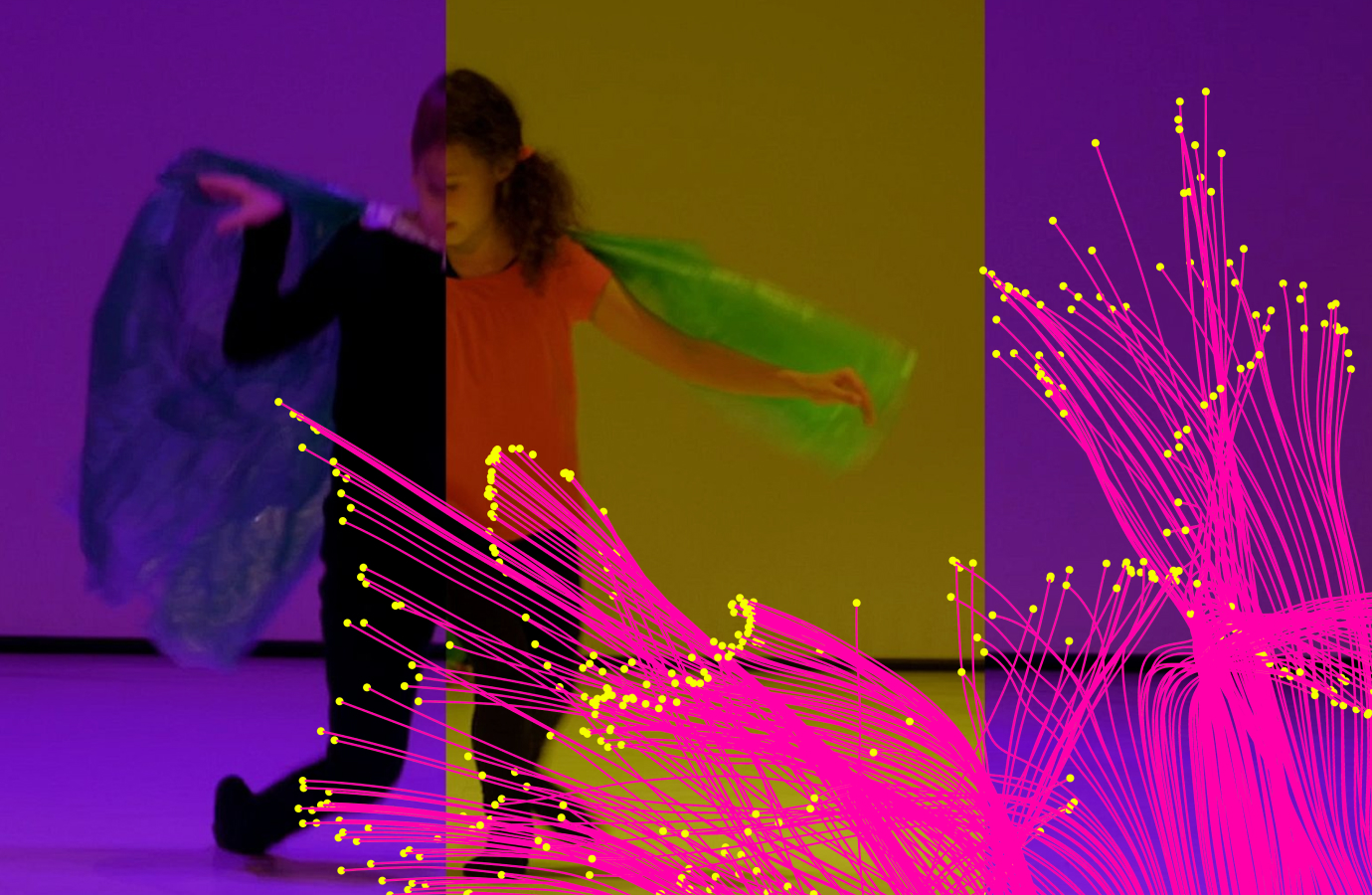 TINY IRIDESCENT DANCES - Performative explorations in the world of the small ones and bigger ones