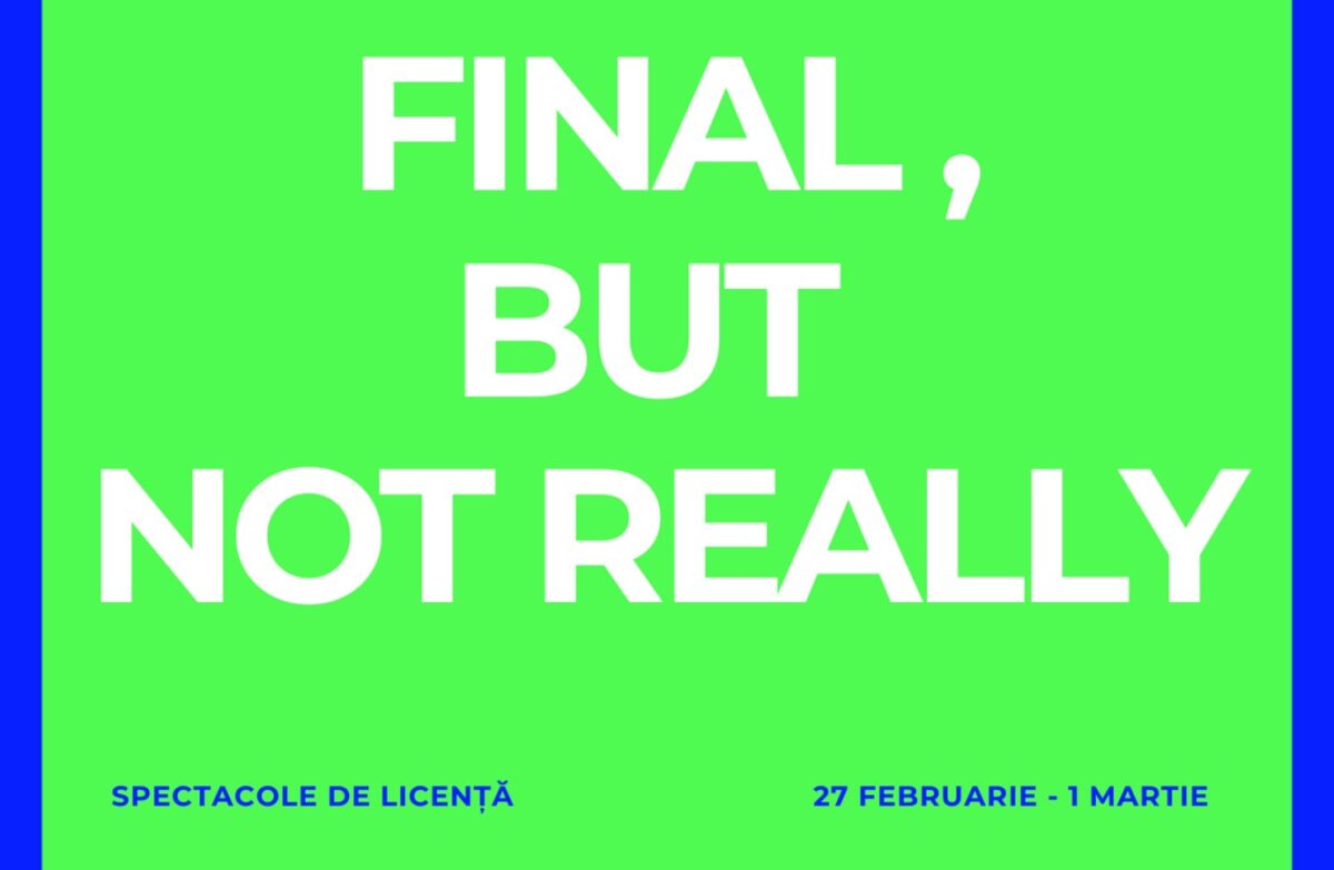 Final, but not really…