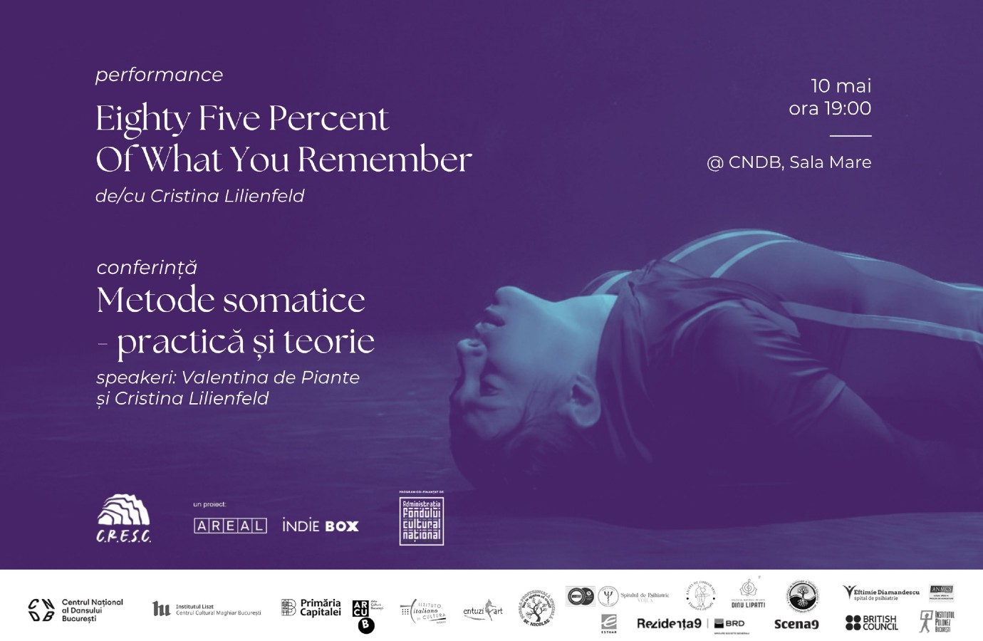 Eighty Five Percent of What You Remember și conferința &bdquo;Metode somatice - practică și teorie&rdquo;