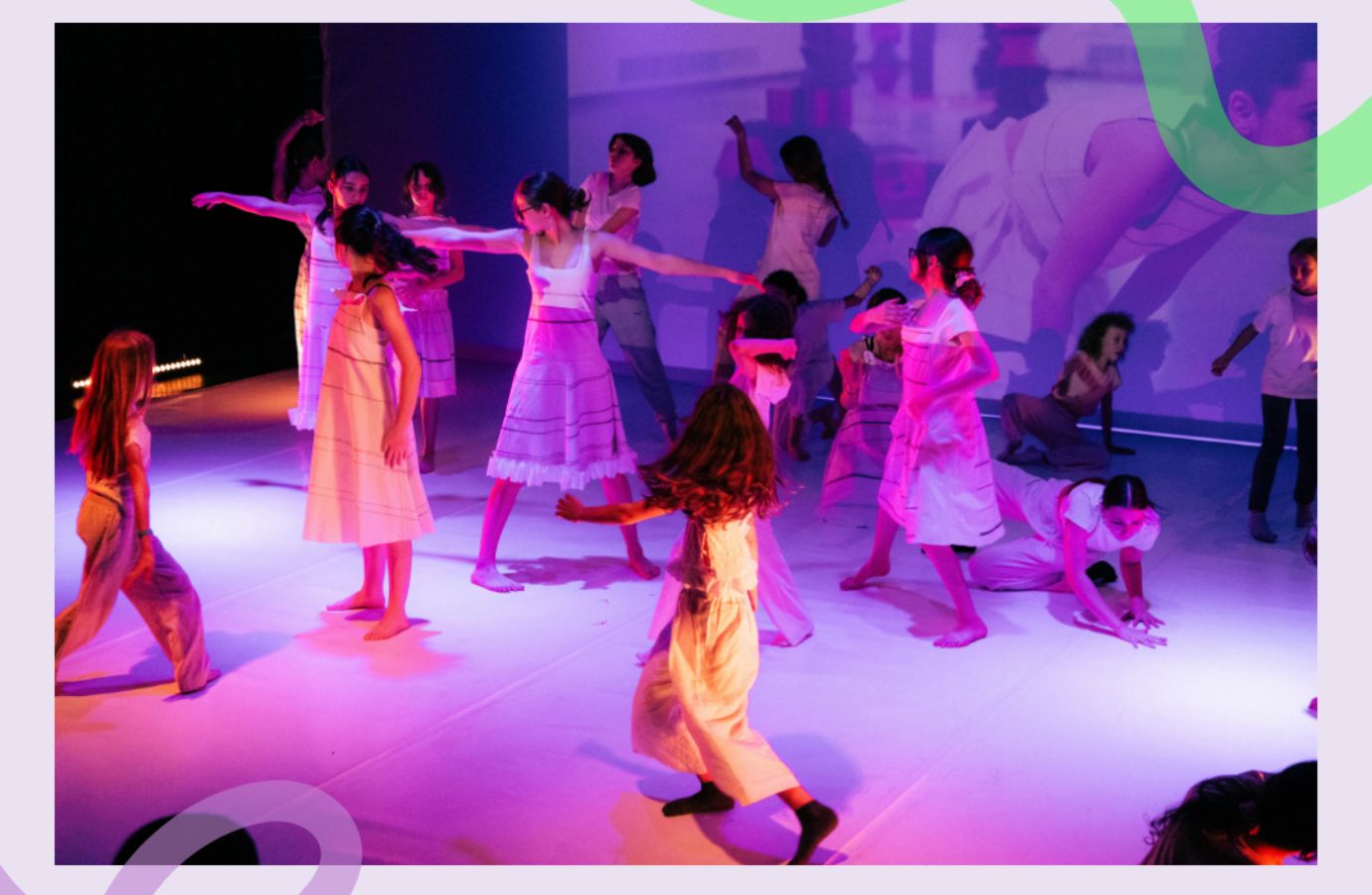 Dance as play, exploration, and expression: registration for the Performing art school for children